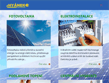Tablet Screenshot of hyanek.cz